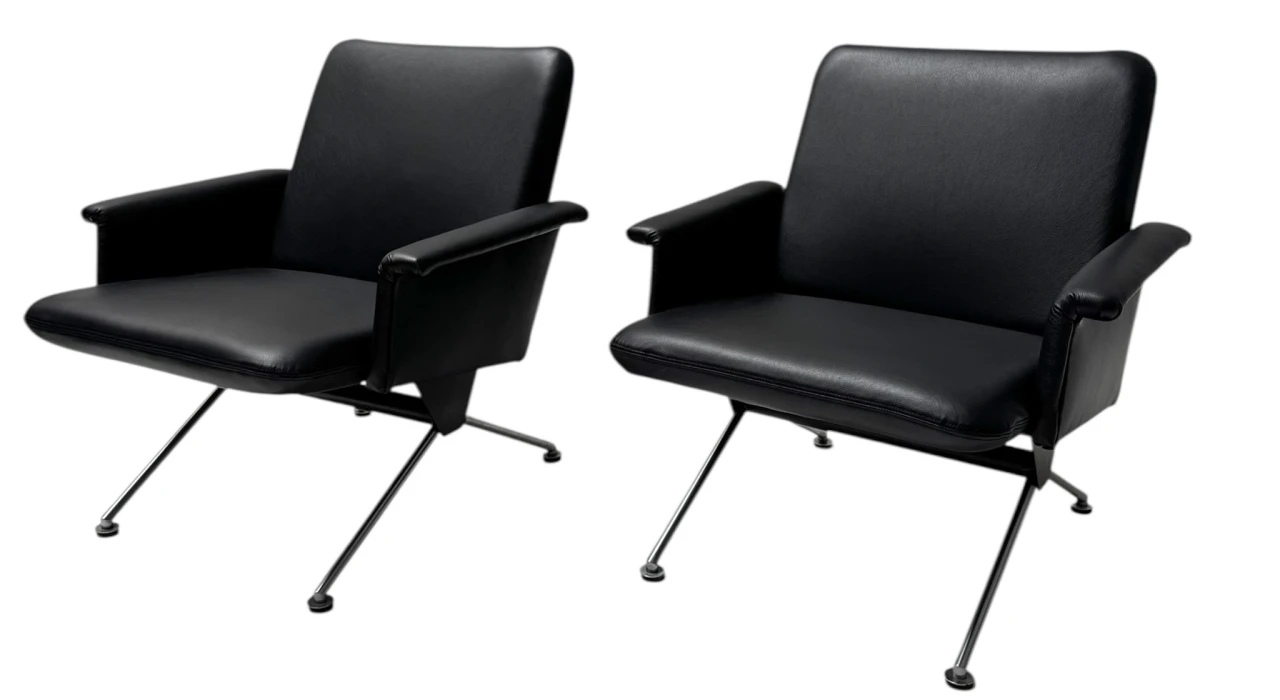 Mid-Century Modern Lounge Chairs No. 1432 by Andre Cordemeijer for Gispen, 1961